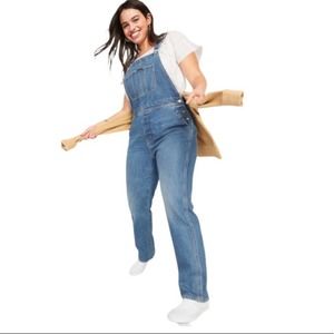 Old Navy Slouchy Straight Jean Overalls